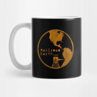 Railroad Earth stencil design Mug